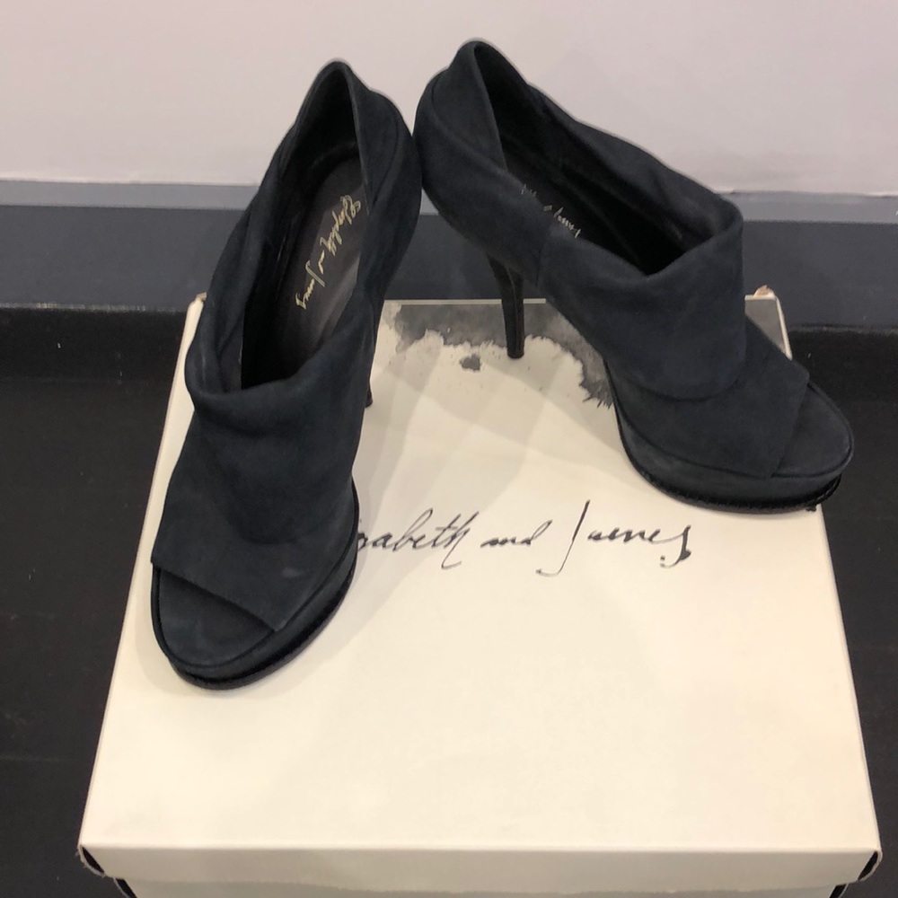 Elizabeth and James- high heel booties!